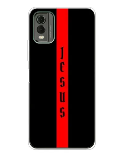 Чохол для Nokia C32 з картинкою «Червона лінія віри»