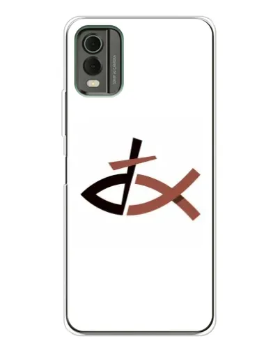 Чохол для Nokia C32 з картинкою «Риба та хрест»