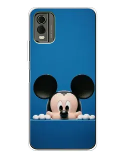 Чехол для Nokia C32 с картинкой «Микки выглядывает»