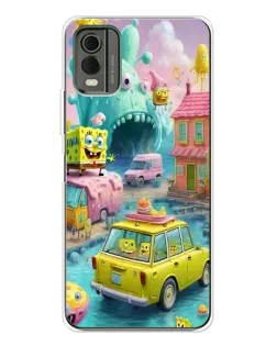 Чехол для Nokia C32 с картинкой «Монстр-трак приключения»