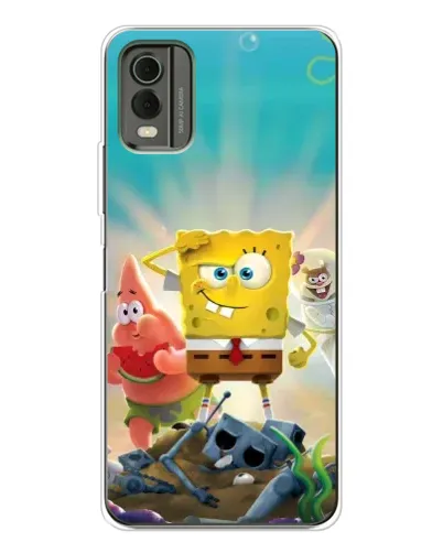 Чехол для Nokia C32 с картинкой «Спанч Боб победитель»