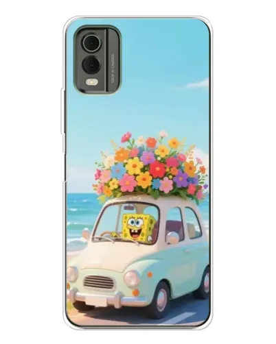 Чехол для Nokia C32 с картинкой «Автомобильное путешествие»
