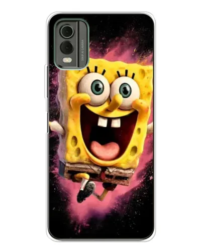 Чехол для Nokia C32 с картинкой «Взрывной Спанч Боб»