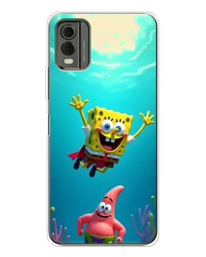 Чехол для Nokia C32 с картинкой «Спанч Боб под водой» Чехол для Nokia C32 с картинкой «Спанч Боб под водой»