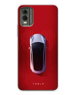 Чохол для Nokia C32 з картинкою «Tesla Top View»