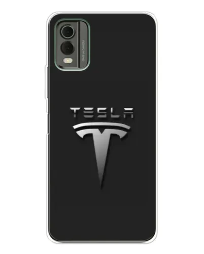 Чохол для Nokia C32 з картинкою «Сталевий логотип Tesla» Чохол для Nokia C32 з картинкою «Сталевий логотип Tesla»