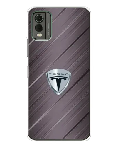 Чохол для Nokia C32 з картинкою «Металева текстура Tesla» Чохол для Nokia C32 з картинкою «Металева текстура Tesla»