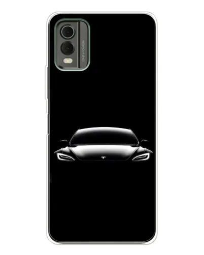Чохол для Nokia C32 з картинкою «Фари Tesla Night» Чохол для Nokia C32 з картинкою «Фари Tesla Night»