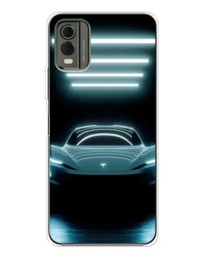 Чохол для Nokia C32 з картинкою «Tesla в неоні» Чохол для Nokia C32 з картинкою «Tesla в неоні»