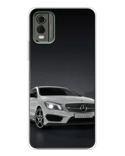 Чохол для Nokia C32 з картинкою «Mercedes AMG GT Silver»