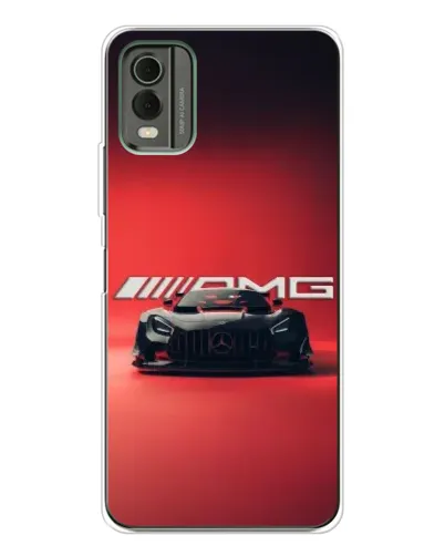 Чохол для Nokia C32 з картинкою «Mercedes AMG — червона лінія»