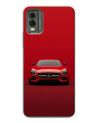 Чохол для Nokia C32 з картинкою «Червоний Mercedes AMG»