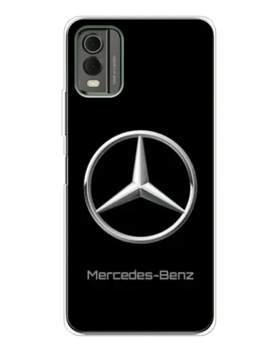Чохол для Nokia C32 з картинкою «Mercedes Silver Logo»