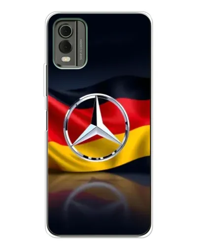 Чохол для Nokia C32 з картинкою «Mercedes — прапор Німеччини»
