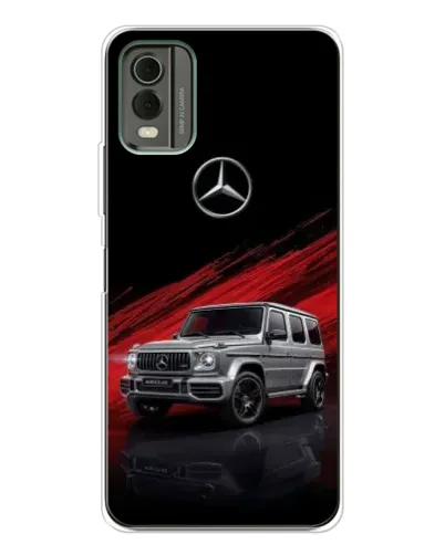 Чохол для Nokia C32 з картинкою «Mercedes G-Class червоний»