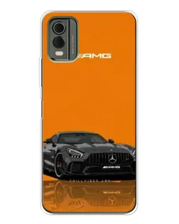 Чохол для Nokia C32 з картинкою «Помаранчевий Mercedes AMG»
