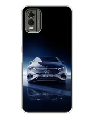 Чохол для Nokia C32 з картинкою «Нічний Mercedes EQ»