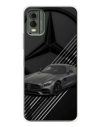 Чохол для Nokia C32 з картинкою «Mercedes AMG — графіка»