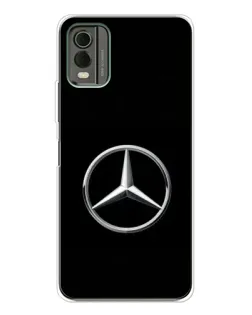 Чохол для Nokia C32 з картинкою «Mercedes класичний лого»