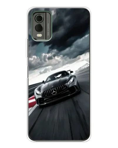Чохол для Nokia C32 з картинкою «Гоночний Mercedes AMG»