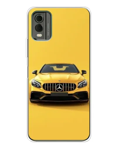 Чохол для Nokia C32 з картинкою «Жовтий Mercedes GT»