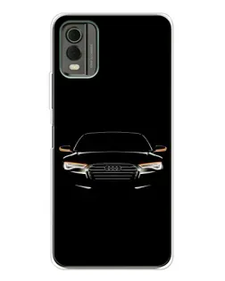 Чохол для Nokia C32 з картинкою «Audi — нічний контур»