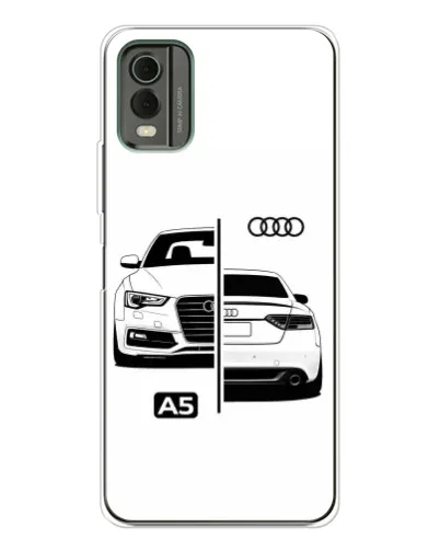 Чохол для Nokia C32 з картинкою «Audi — контрастний дизайн»