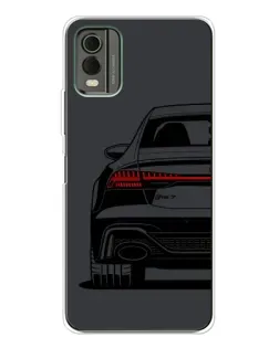 Чохол для Nokia C32 з картинкою «Задня частина Audi — арт»