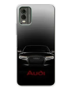 Чохол для Nokia C32 з картинкою «Audi — градієнтний контур»