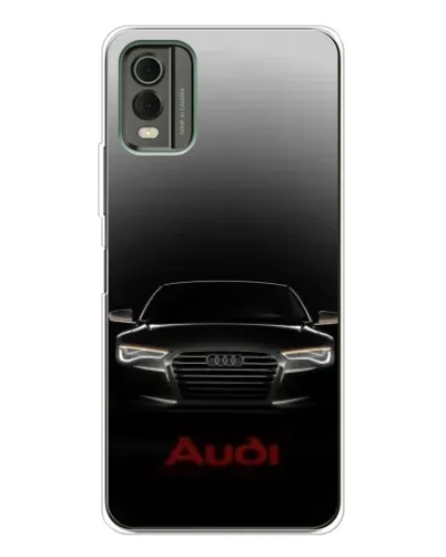 Чохол для Nokia C32 з картинкою «Audi — градієнтний контур»