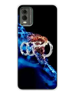 Чохол для Nokia C32 з картинкою «Енергія лого Audi»