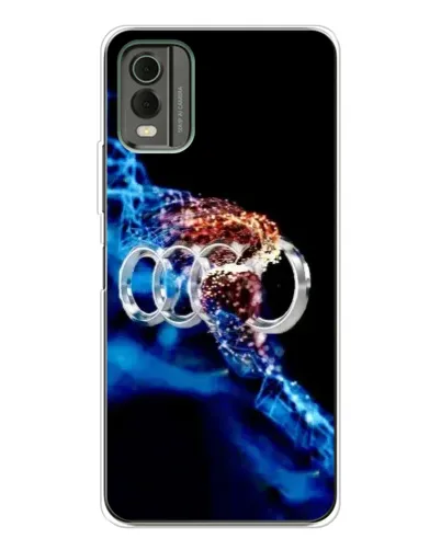Чохол для Nokia C32 з картинкою «Енергія лого Audi»