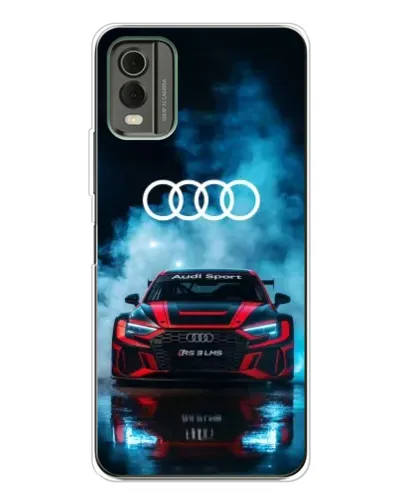 Чохол для Nokia C32 з картинкою «Audi Sport — неон»