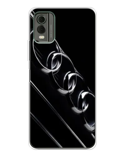 Чохол для Nokia C32 з картинкою «Audi — абстрактні кільця»