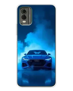 Чохол для Nokia C32 з картинкою «Audi — блакитна енергія»