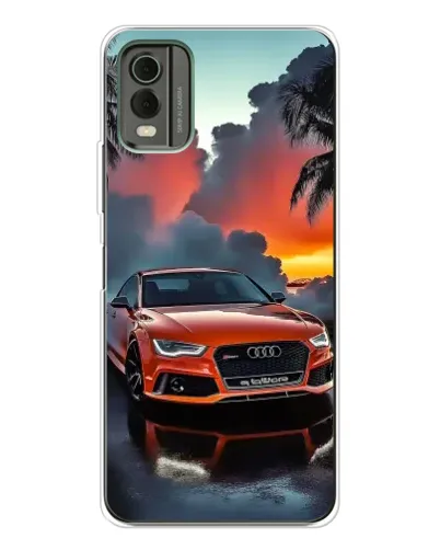 Чохол для Nokia C32 з картинкою «Audi — захід сонця»