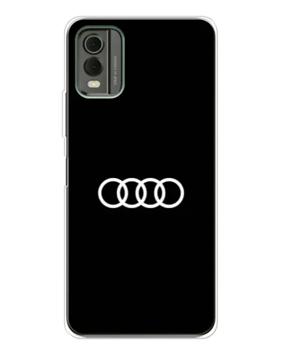 Чохол для Nokia C32 з картинкою «Audi White Logo»