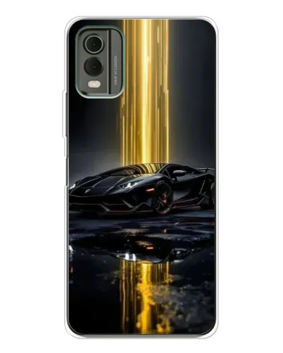 Чохол для Nokia C32 з картинкою «Нічний Lamborghini драйв»