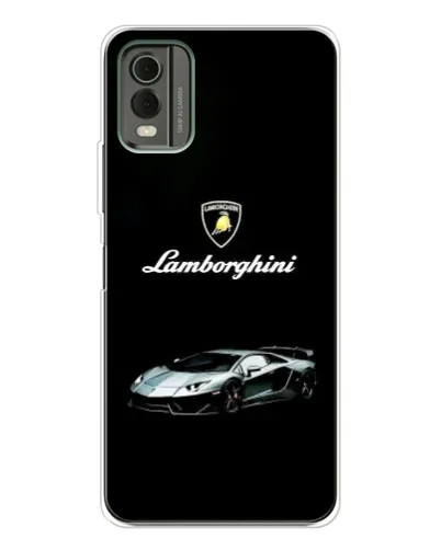 Чохол для Nokia C32 з картинкою «Логотип Lamborghini класика»