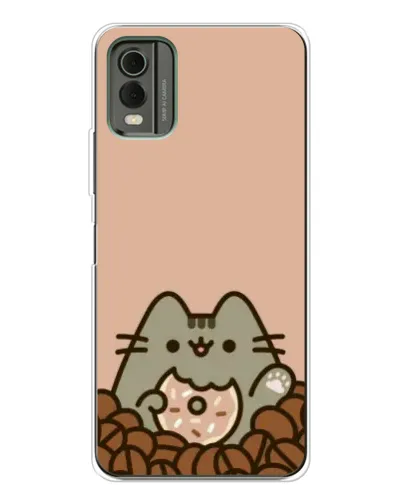 Чохол для Nokia C32 з картинкою «Кавовий Пушин» Чохол для Nokia C32 з картинкою «Кавовий Пушин»