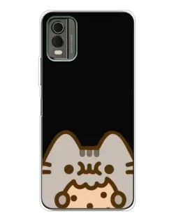 Чохол для Nokia C32 з картинкою «Пушин на чорному»
