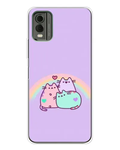 Чохол для Nokia C32 з картинкою «Веселкові Пушини» Чохол для Nokia C32 з картинкою «Веселкові Пушини»