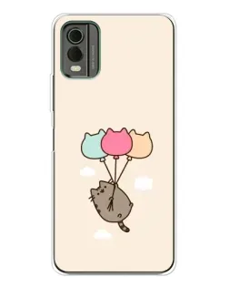 Чохол для Nokia C32 з картинкою «Пушин на кульках»