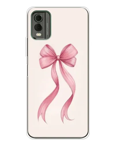 Чохол для Nokia C32 з картинкою «Рожевий бант»
