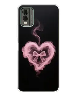Чохол для Nokia C32 з картинкою «Димчасте серце»