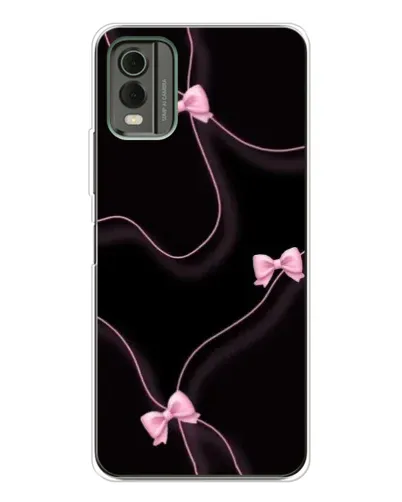 Чохол для Nokia C32 з картинкою «Рожеві стрічки»