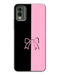 Чохол для Nokia C32 з картинкою «Половинки банту»