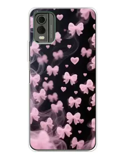 Чохол для Nokia C32 з картинкою «Неонове мереживо»