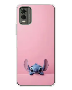 Чехол для Nokia C32 с картинкой «Stitch выглядывает» Чехол для Nokia C32 с картинкой «Stitch выглядывает»