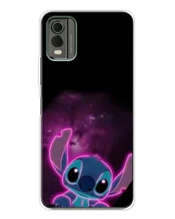 Чехол для Nokia C32 с картинкой «Неоновый Stitch» Чехол для Nokia C32 с картинкой «Неоновый Stitch»